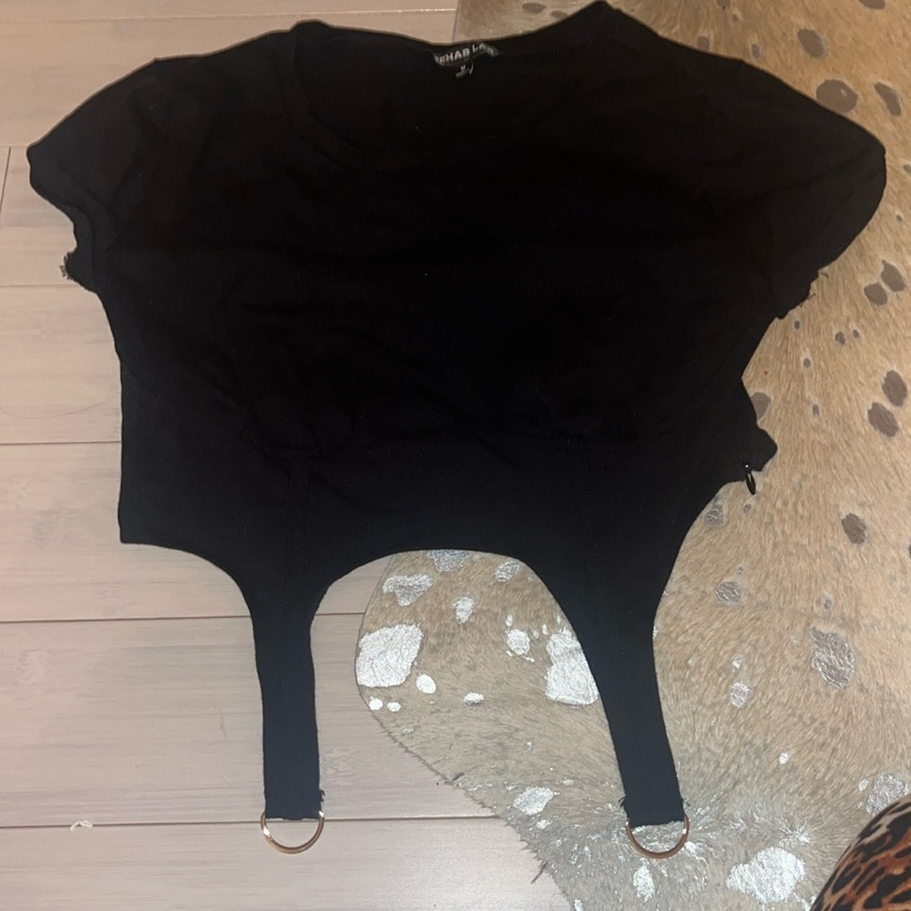 Black Rehab Lab Tshirt size M
